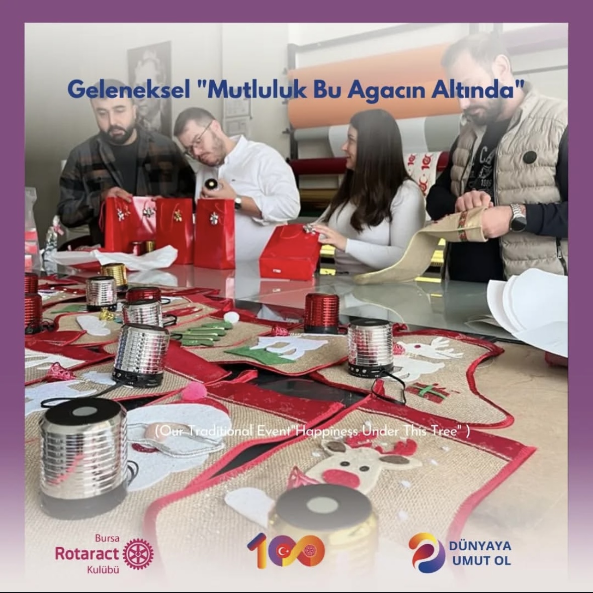 Geleneksel ''Mutluluk Bu Ağacın Altında''