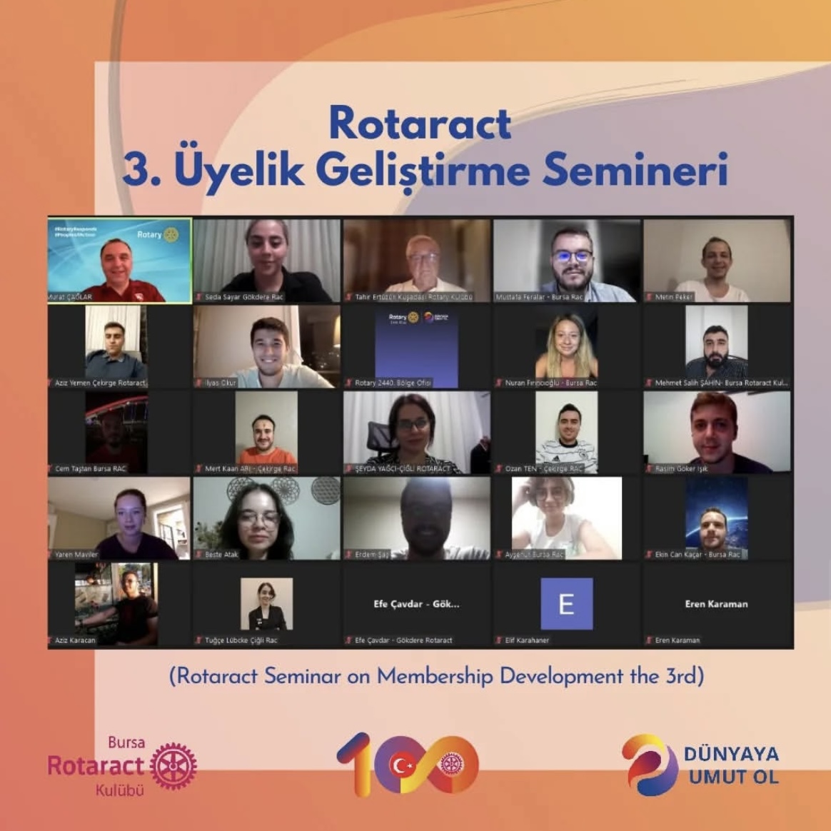 Rotaract 3. Üyelik Gelişitrme Semineri